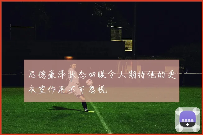 尼德豪泽状态回暖令人期待他的更衣室作用不可忽视